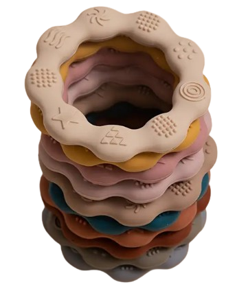 Anneaux de dentition en silicone