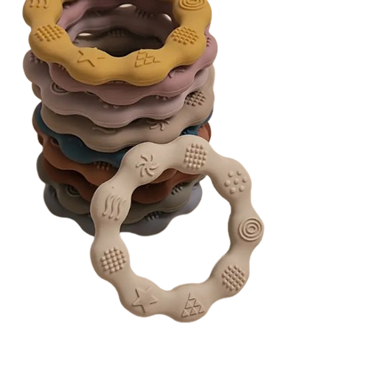 Anneaux de dentition en silicone